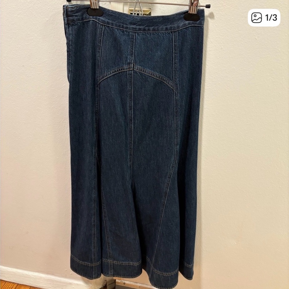 Madewell Long Denim Skirt